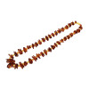 Multicolor Amber Beaded Necklace 22"