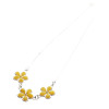 Butterscotch Amber Flower Necklace