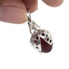 Cherry Amber Ladybug Pendant