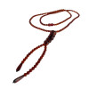 Cherry Amber Beaded Necklace 34‚Ä≥