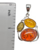 Multicolor Amber Simple Design /Oval Stones/Cognac,Green ,Lemon Amber