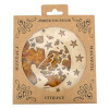 Moon Fairy With Stars Amber Suncatcher/Magnet 11 cm