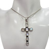 Moonstone Sterling Silver Cross/Pendant