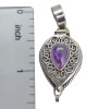 Amethyst Locket / Poison Box Pendant