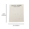 Cardstock Baltic Amber 3-Earring Cards (10)