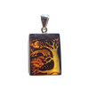 Amber Cameo / Intaglio ‚Tree of Life‚ Pendant