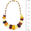 Multi Color Amber Cleopatra Necklace 20''