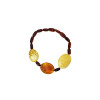 Multi-Color Amber Stretch Bracelet - Retry