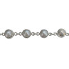 Pearl Sterling Silver Link Bracelet - Retry