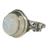 Moonstone & Gemstone Sterling Silver Ring
