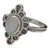 Moonstone Sterling Silver Ring ....