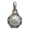 Pearl Sterling Silver Pendant --