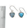 Labradorite Sterling Silver Earrings On Hooks --