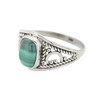 Malachite Sterling Silver Ring ----