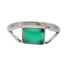 Green Onyx Sterling Silver Ring
