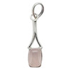 Rose Quartz Sterling Silver Pendant