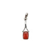 Red Onyx Sterling Silver Pendant ....