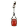 Red Onyx Sterling Silver Pendant