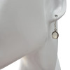 Moonstone Sterling Silver Dangle Earrings ..