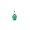 Green Onyx Sterling Silver Pendant (P-GO-5291)