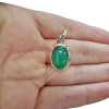 Green Onyx Sterling Silver Pendant (P-GO-5291)