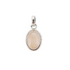 Rose Quartz Sterling Silver Pendant