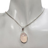 Rose Quartz Sterling Silver Pendant