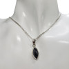 Black Onyx Sterling Silver Pendant .....