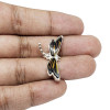 Cameo Amber Sterling Silver Dragonfly Pendant ----