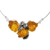 Citrine¬† Amber Handmade Sterling Silver Necklace ---