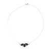 Cherry Amber Sterling Silver Necklace