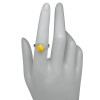 Butterscotch Amber Sterling Silver Adjustable Ring --