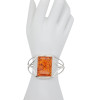 Cognac Amber Open Cuff Bracelet ...
