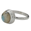 Labradorite Sterling Silver Ring (R-LB-6442-R)