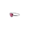 Garnet Sterling Silver Ring ..