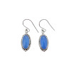 Blue Chalcedony Sterling Silver Dangle Earrings .....