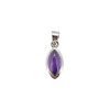 Amethyst Sterling Silver Pendant -----