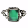 Green Onyx Sterling Silver Ring