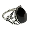 Cherry Amber Sterling Silver Ring