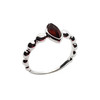 Cherry Amber Sterling Silver Ring (R-CH-3120-A)