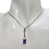 Amethyst Sterling Silver Pendant