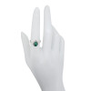 Malachite Sterling Silver Ring