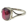 Garnet Sterling Silver Ring