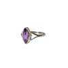 Amethyst Sterling Silver Ring -.-.-.-.-.