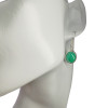Green Onyx Sterling Silver Dangle Earrings E-GO-4973-R