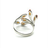 Cognac Amber Sterling Silver Adjustable Ring R-CG-19-Adj