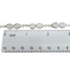 Moonstone Sterling Silver Link Bracelet (BR-MS-7118)