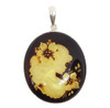 Amber Cameo/Intaglio Of Lady Pendant
