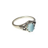 Larimar Sterling Silver Ring
