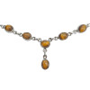 6 Stone Tiger's Eye 18‚Ä≥ Long Classic Necklace